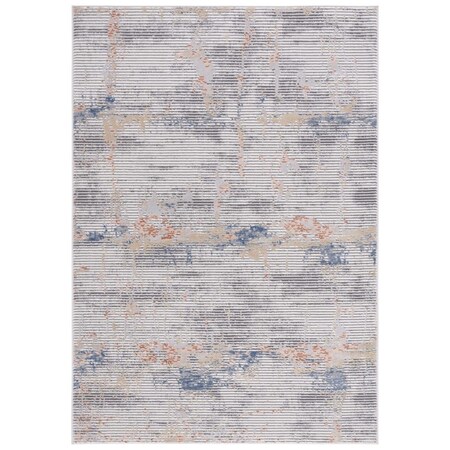 Safavieh 4 x 6 ft. Eternal Contemporary Power Loomed Rectangle Area Rug Grey & Gold ETL212F-4
